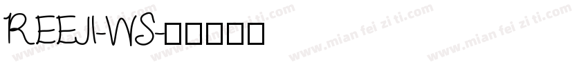 REEJI-WS字体转换