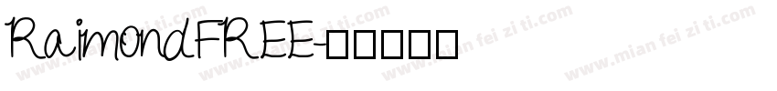 RaimondFREE字体转换