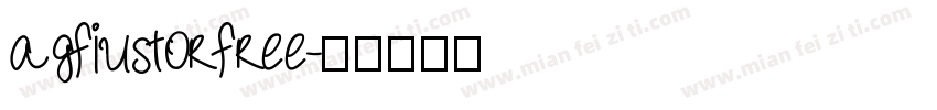 agfiustorfree字体转换