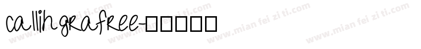 callihgrafree字体转换