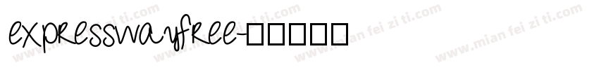 expresswayfree字体转换