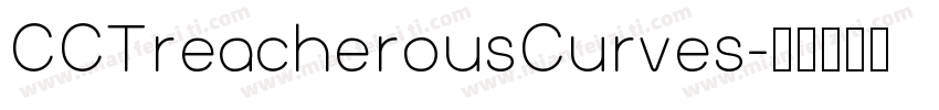 CCTreacherousCurves字体转换