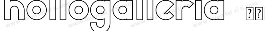 hollogalleria字体转换