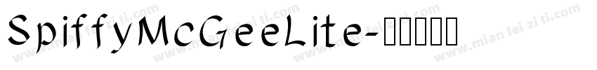 SpiffyMcGeeLite字体转换