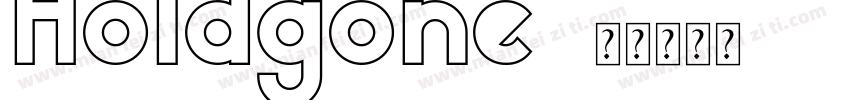 Holdgone字体转换