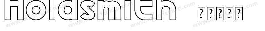 Holdsmith字体转换