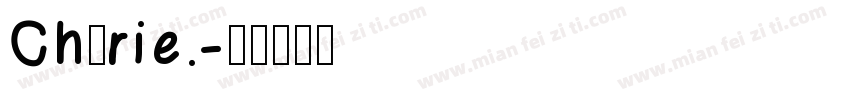 Chérie.字体转换