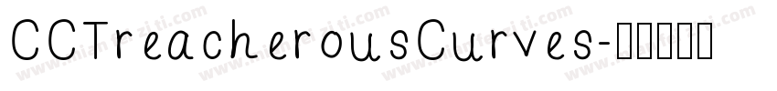 CCTreacherousCurves字体转换