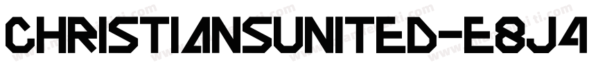 ChristiansUnited-E8j4字体转换