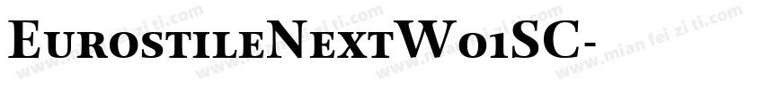 EurostileNextW01SC字体转换