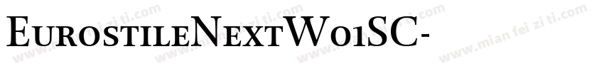EurostileNextW01SC字体转换