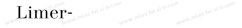 定积分Limer字体转换