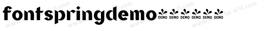 fontspringdemo字体转换