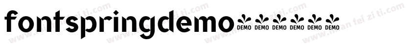 fontspringdemo字体转换