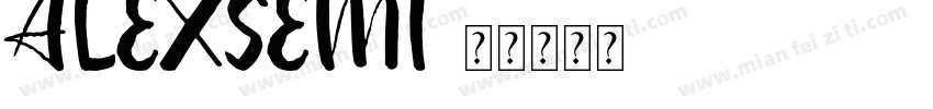 ALEXSEMI字体转换
