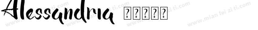 Alessandria字体转换