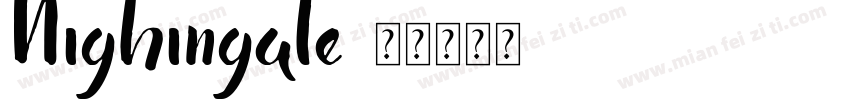 Nighingale字体转换