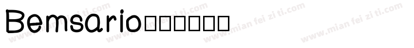 Bemsario字体转换