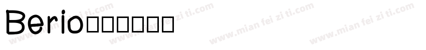 Berio字体转换