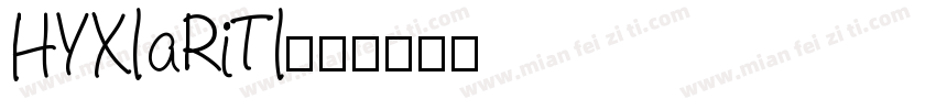 HYXIaRiTI字体转换