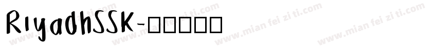 RiyadhSSK字体转换
