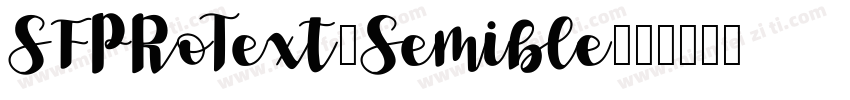 SFPRoText-Semible字体转换
