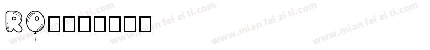 Ro篠字体转换