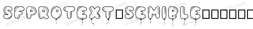 SFPRoText-Semible字体转换
