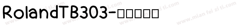RolandTB303字体转换