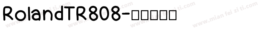 RolandTR808字体转换