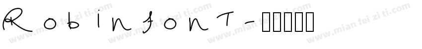 Robinfont字体转换