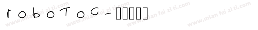 robotoc字体转换