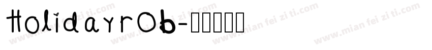 HolidayROB字体转换