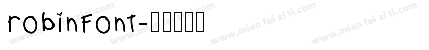 Robinfont字体转换