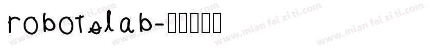 Robotslab字体转换