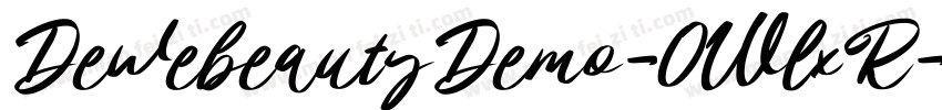 DewebeautyDemo-0WlxR字体转换