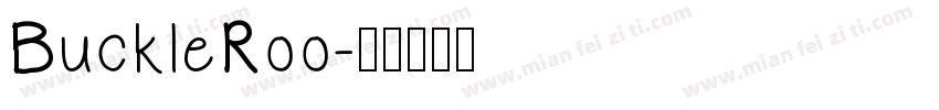 BuckleRoo字体转换