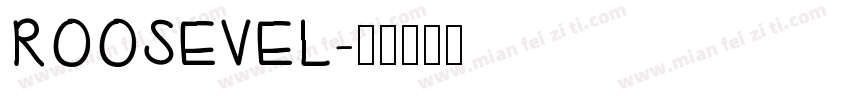 ROOSEVEL字体转换
