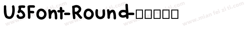 U5Font-Round字体转换