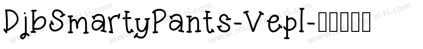 DjbSmartyPants-Vepl字体转换