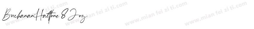 BuchananHalftone-8Joz字体转换