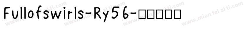 Fullofswirls-Ry56字体转换
