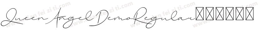 QueenAngelDemoRegular字体转换