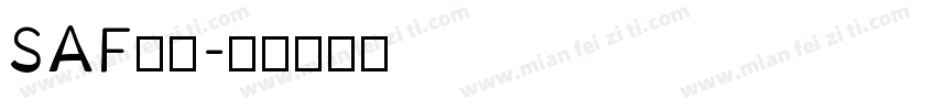 SAF字体字体转换