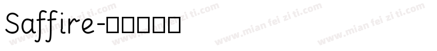 Saffire字体转换