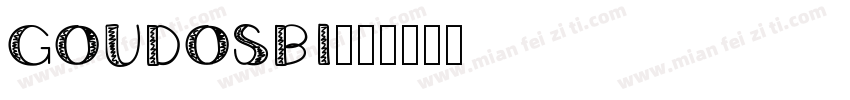GOUDOSBI字体转换
