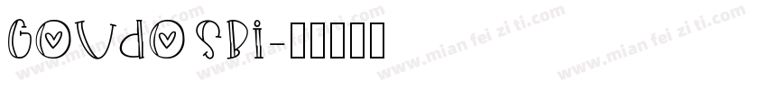 GOUDOSBI字体转换