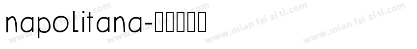 napolitana字体转换