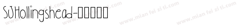 SJHollingshead字体转换