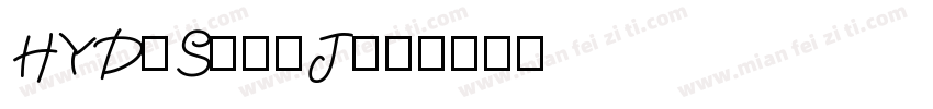 HYDaSongJ字体转换